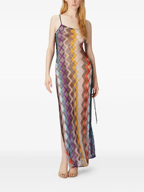 Missoni zigzag-pattern midi dress - Black - zdjęcie produktu nr 2