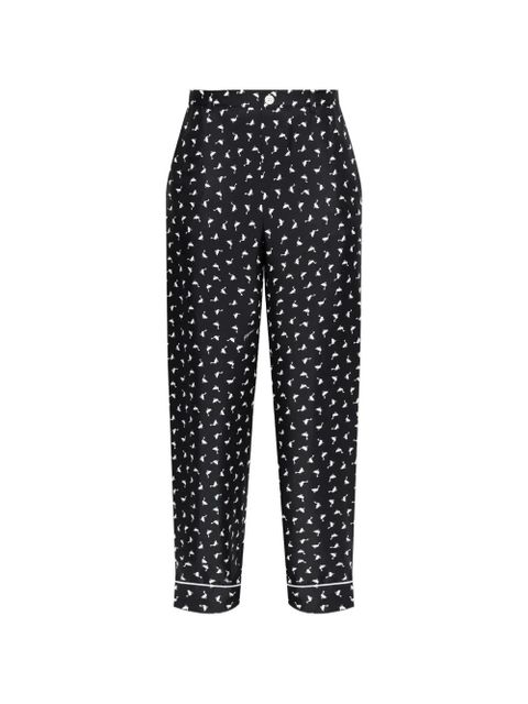 Moschino printed trousers - Black - zdjęcie produktu nr 1