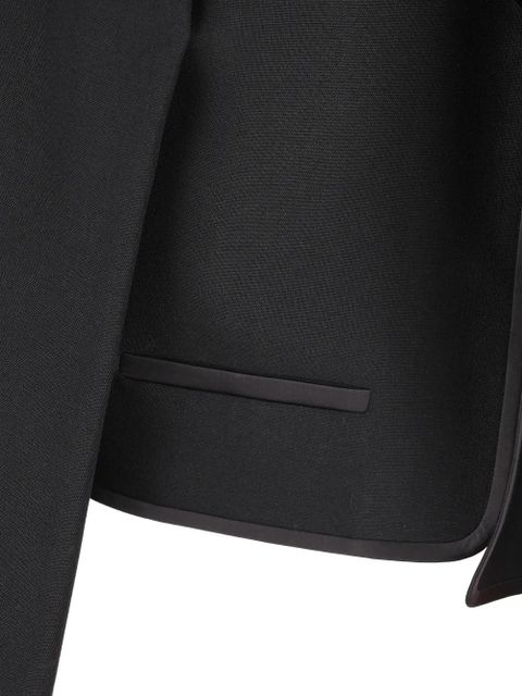 Valentino Garavani button-embellished cropped jacket - Black