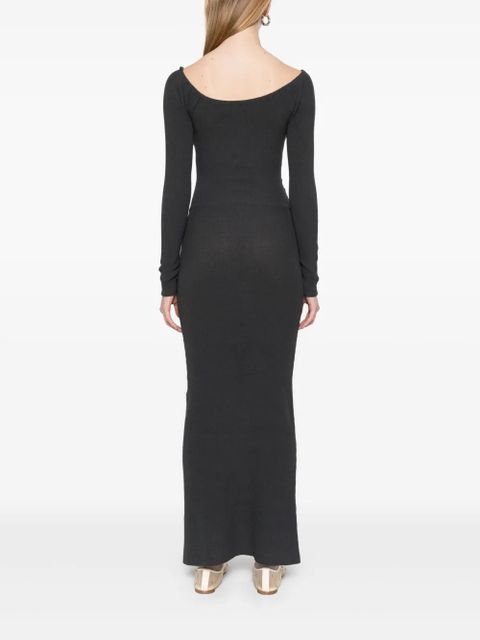 Aya Muse knitted maxi dress - Blue