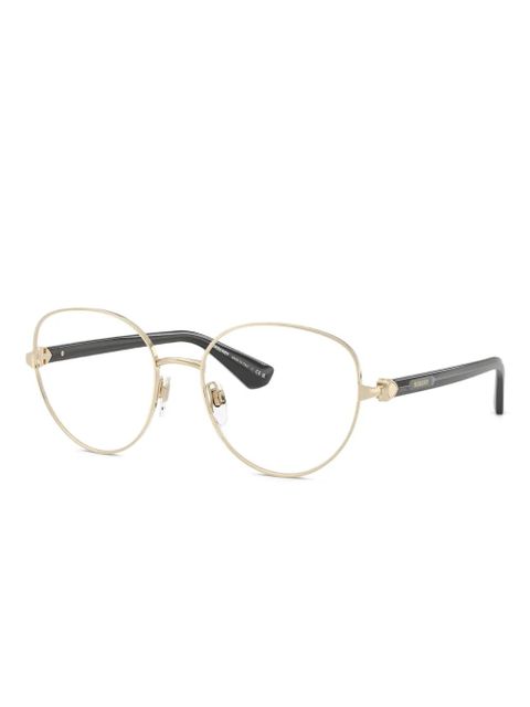 Burberry Eyewear round-frame glasses - Gold - zdjęcie produktu nr 2