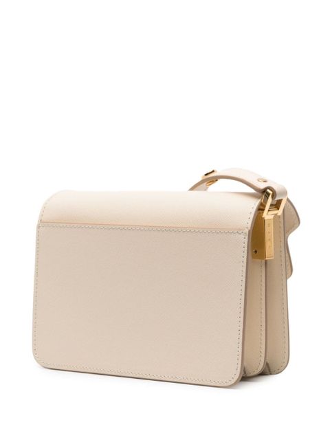 Marni Trunk leather cross body bag - Neutrals