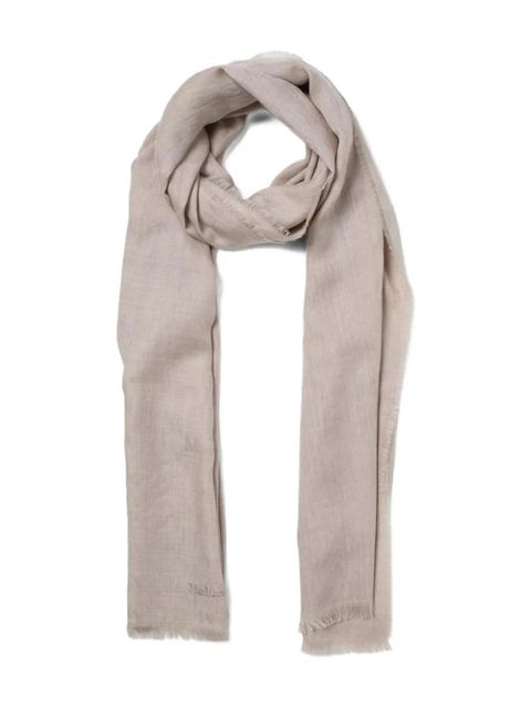 Max Mara Magico fringed scarf - Neutrals - zdjęcie produktu nr 2