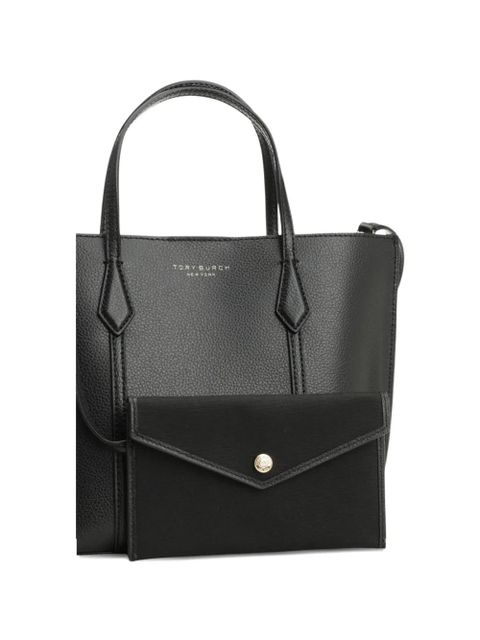 Tory Burch small Perry logo leather shoulder bag - Black - zdjęcie produktu nr 1