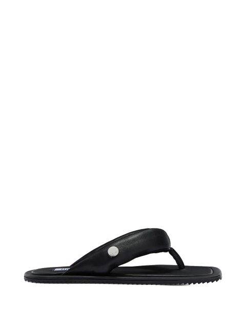 The Attico Indie padded thong sandals - Black - zdjęcie produktu nr 1