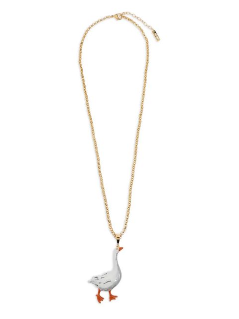 Moschino goose-pendant necklace - Gold - zdjęcie produktu nr 1