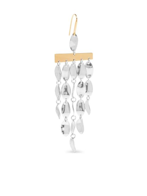 ISABEL MARANT hammered droplet earrings - Silver