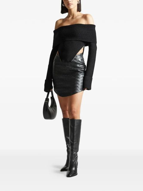 Manière De Voir zip-detail sweater - Black - zdjęcie produktu nr 2