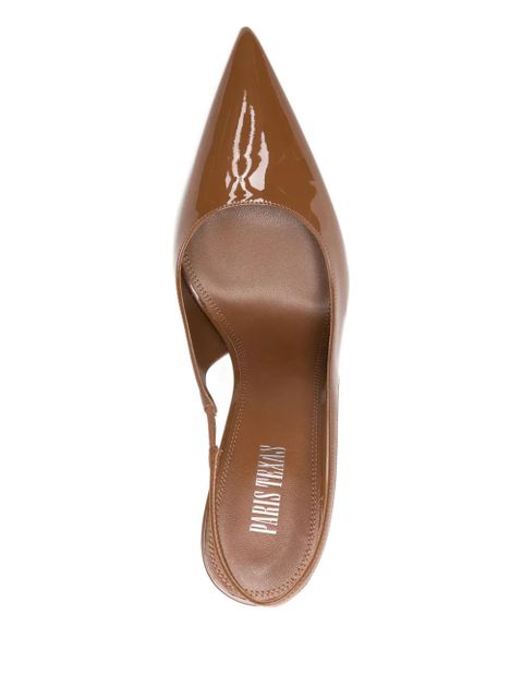 Paris Texas pointed- toe slingback pumps - Brown