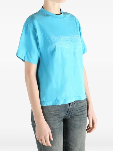 Balenciaga printed T-shirt - Blue
