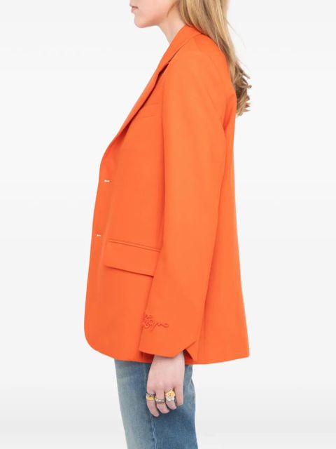 Zadig&Voltaire Vanille embroidered blazer - Orange