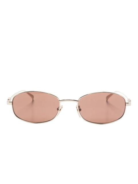 Gucci Eyewear oval-frame metal sunglasses - Gold - zdjęcie produktu nr 1