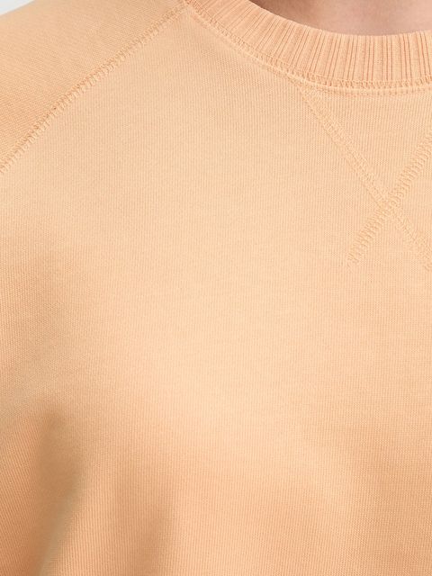 Marc O'Polo bluza bawełniana damska kolor pomarańczowy gładka 5000007895