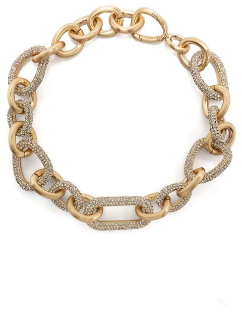 Cult Gaia Reyes crystal-chain necklace - Gold - zdjęcie produktu nr 1