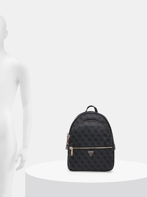 Guess plecak MANHATTAN damski kolor szary mały wzorzysty HWSG71 18330