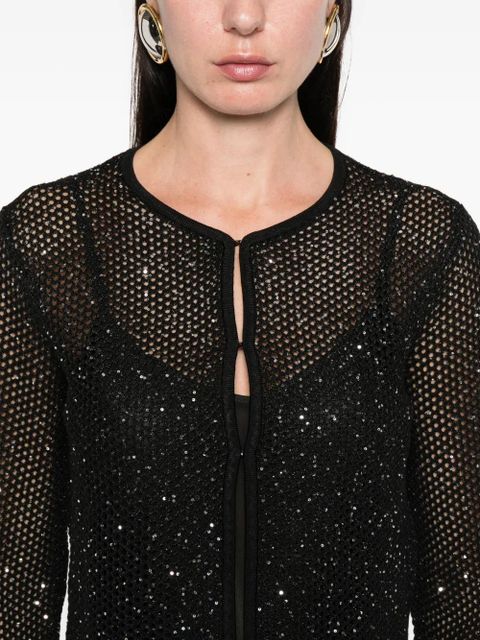 Maje sequin cardigan - Black - zdjęcie produktu nr 2