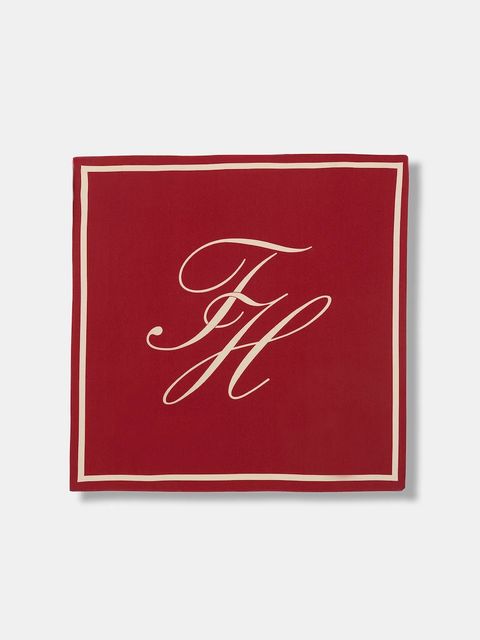 Tommy Hilfiger chusta jedwabna - zdjęcie produktu nr 1
