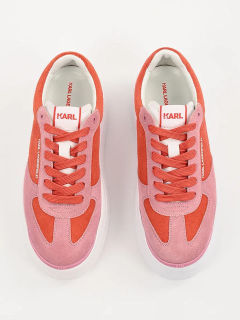 Karl Lagerfeld sneakersy KOBO III damskie kolor czerwony KL65025