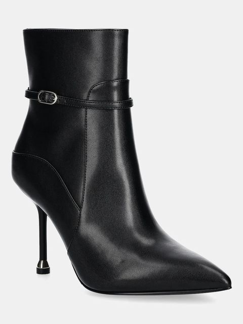 Liu Jo botki skórzane DEMI 06 damskie kolor czarny na szpilce SF5005P010222222 - zdjęcie produktu nr 1