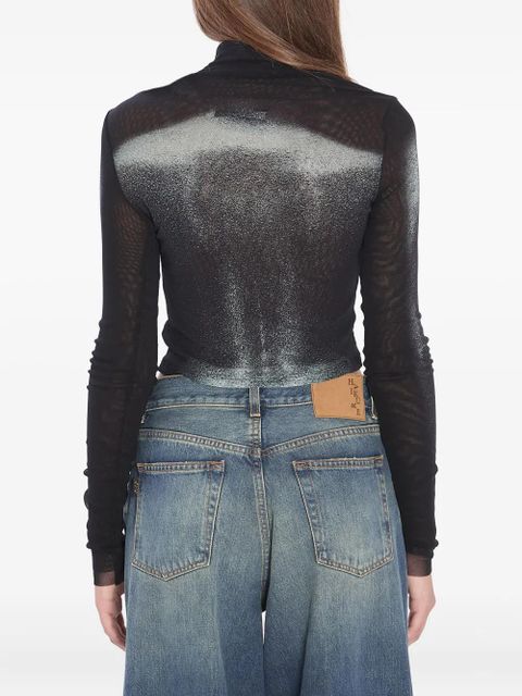 Jean Paul Gaultier body-dust asymmetric top - Black - zdjęcie produktu nr 2