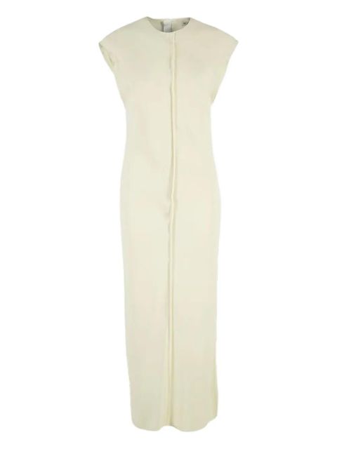 AMI Paris raw-edge midi dress - Neutrals - zdjęcie produktu nr 1