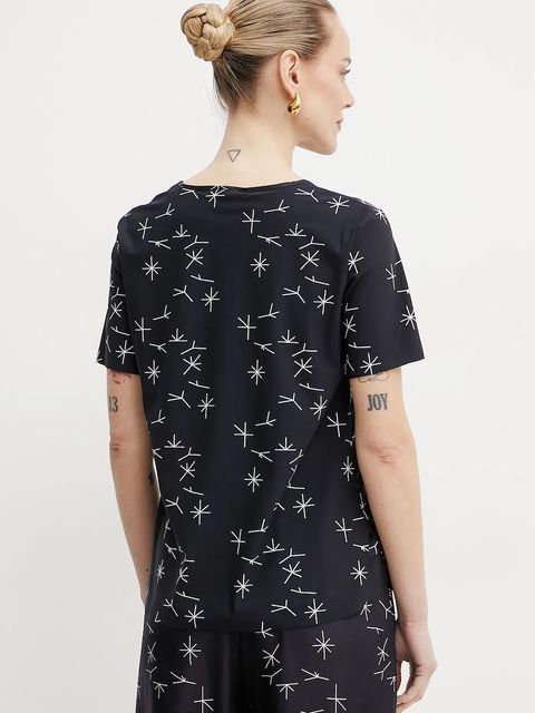 MM by Max Mara bluzka z domieszką jedwabiu - zdjęcie produktu nr 2