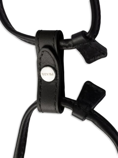 Prada Wish drawstring logo pouch - Black - zdjęcie produktu nr 1