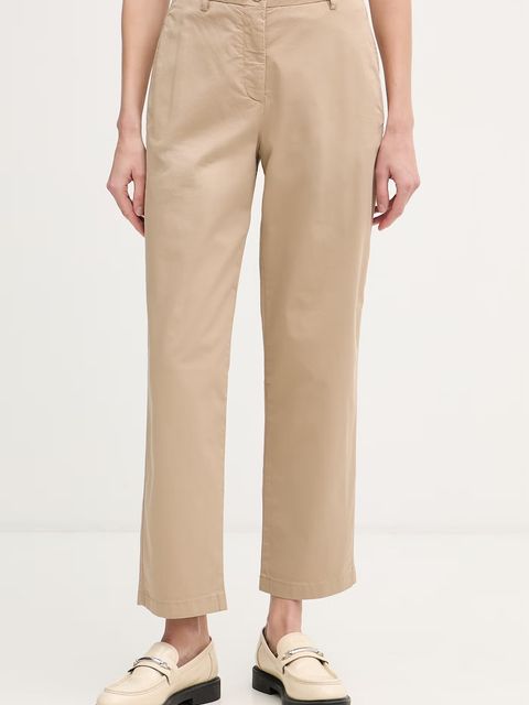 Tommy Hilfiger spodnie damskie z bawełną - zdjęcie produktu nr 1