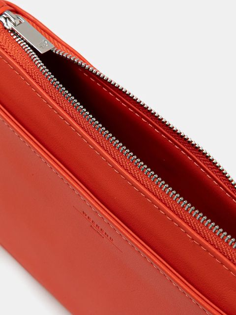 Weekend Max Mara torebka skórzana AENTRATA kolor pomarańczowy 2615711014600