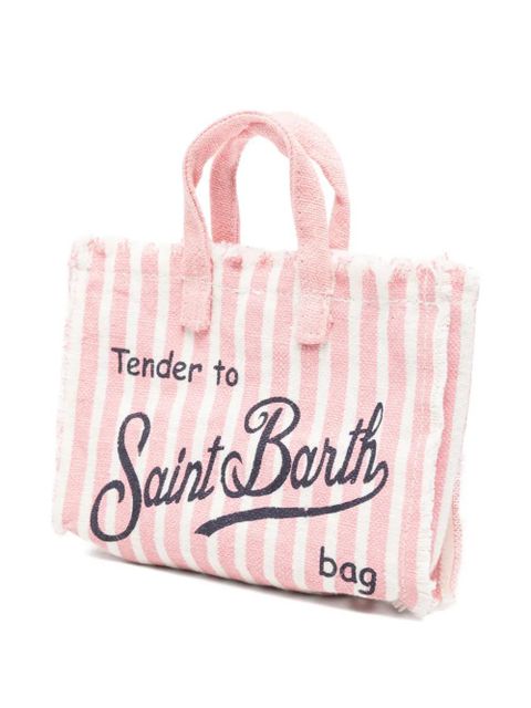 MC2 Saint Barth striped frayed-edge phone bag - Pink - zdjęcie produktu nr 2