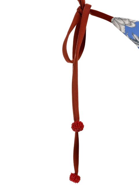 Agua By Agua Bendita patchwork-print tie-side bikini bottoms - MULTICOLOR