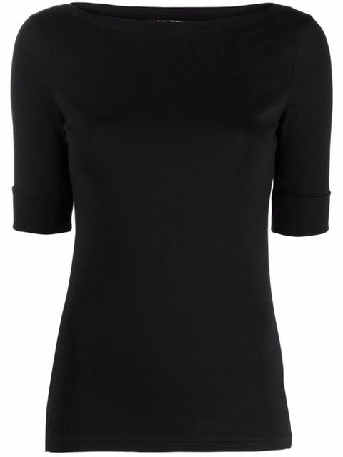Lauren Ralph Lauren Judy boat neck top - Black - zdjęcie produktu nr 1