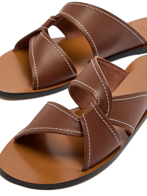 ATP Atelier Allai leather sandals - Brown