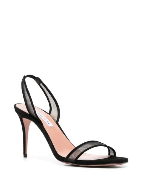 Aquazzura 85mm So Nude sandals - Black