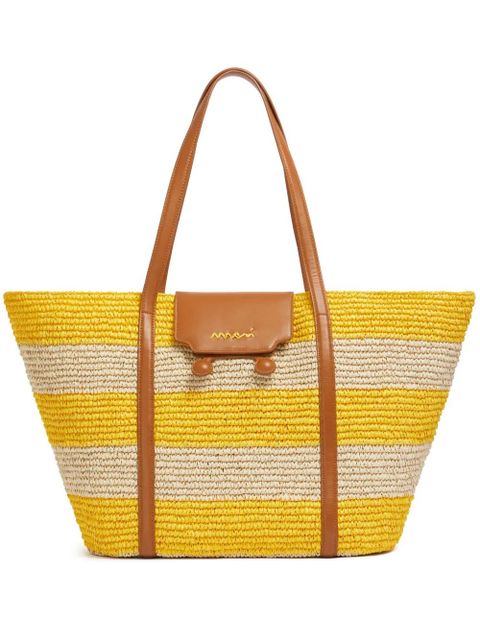 Marni medium Trunkaroo beach tote bag - Yellow - zdjęcie produktu nr 1