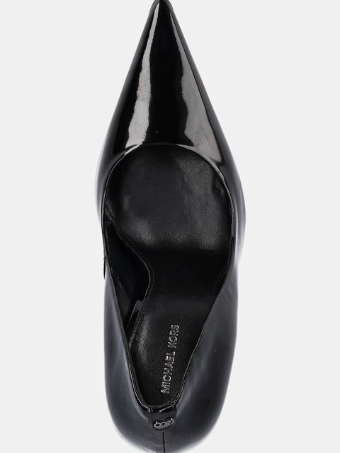 MICHAEL Michael Kors szpilki skórzane Elyse kolor czarny 40F5EYHP1A.001