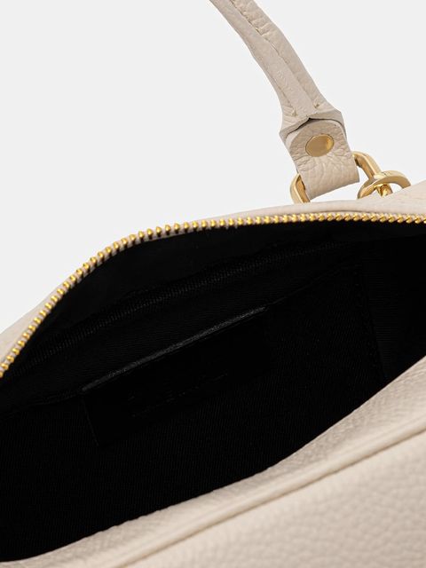 Answear.LAB torebka skórzana kolor beżowy