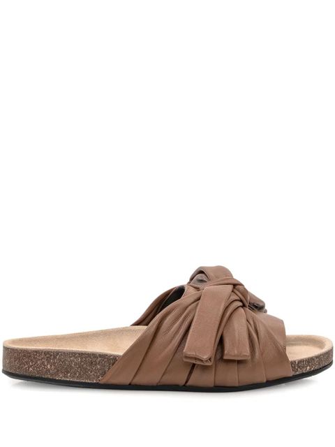 JW Anderson Bow flat sandals - Brown - zdjęcie produktu nr 1