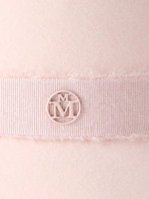 Maison Michel logo-plaque hat - Pink - zdjęcie produktu nr 2