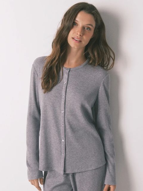 women'secret komplet piżamowy damska kolor szary 3792065 - zdjęcie produktu nr 2