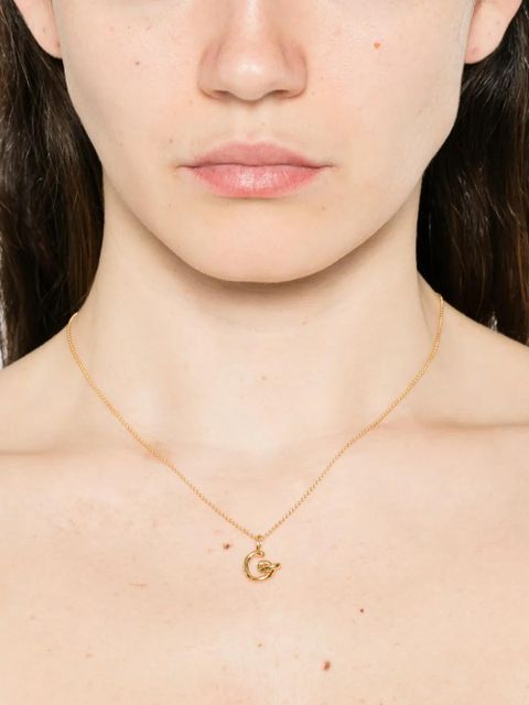 Missoma Curly Molten mini inicial-C necklace - Gold - zdjęcie produktu nr 2