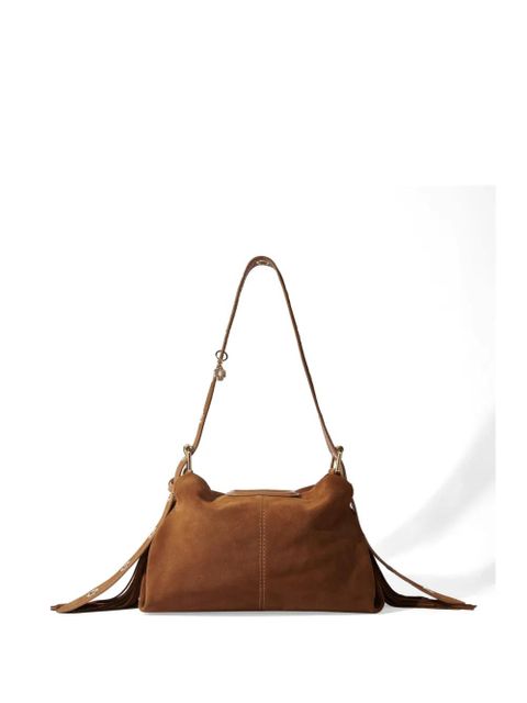 Maje Miss M fringed shoulder bag - Brown - zdjęcie produktu nr 2