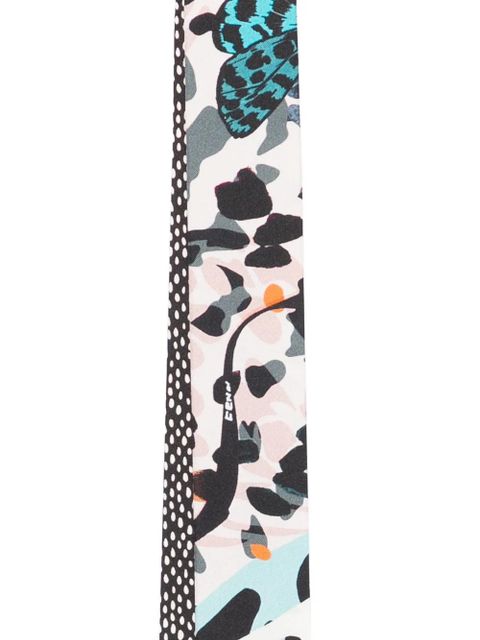 FENDI polka-dot graphic scarf - Neutrals - zdjęcie produktu nr 2