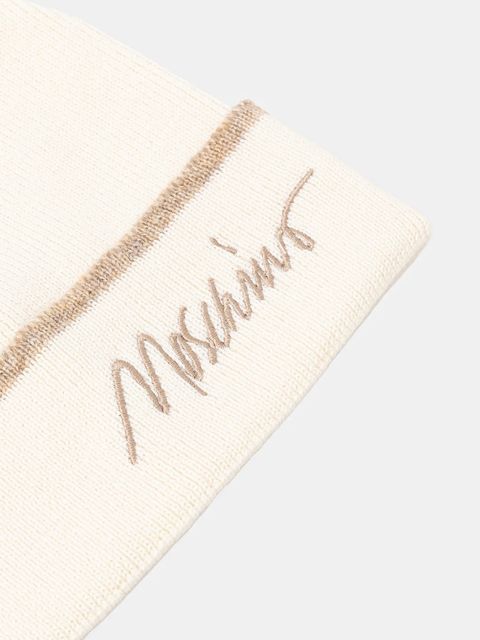 Moschino czapka z wełną kolor beżowy M3352 65461 - zdjęcie produktu nr 2