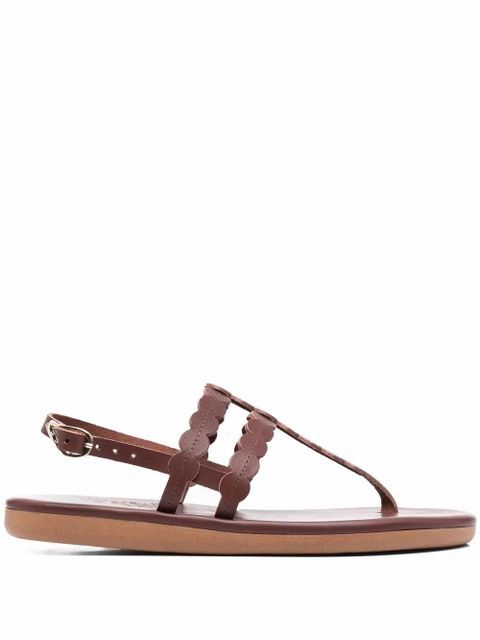 Ancient Greek Sandals Dryad leather strap sandals - Brown - zdjęcie produktu nr 1
