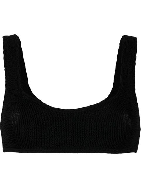 Bond-eye Scout crinkled bikini top - Black - zdjęcie produktu nr 1