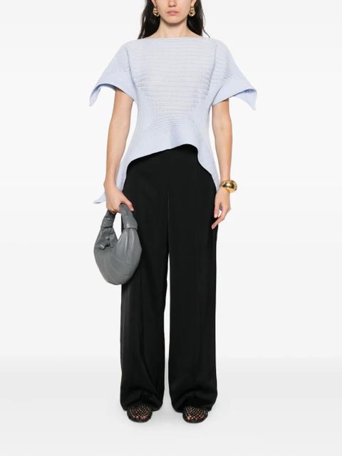 Jil Sander pressed-crease trousers - Black