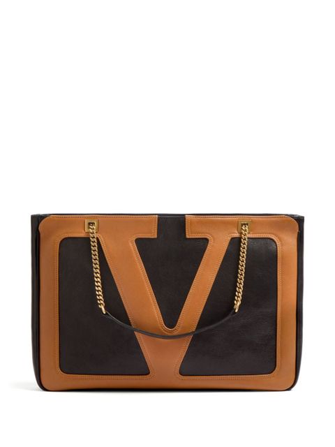 Valentino Garavani medium Viva Superstar leather tote bag - Black