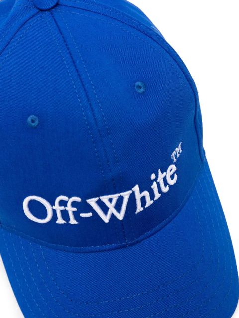 Off-White Bookish Dril baseball cap - Blue - zdjęcie produktu nr 2
