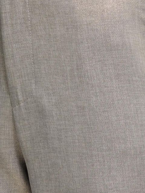 Answear.LAB spodnie damskie kolor srebrny proste high waist